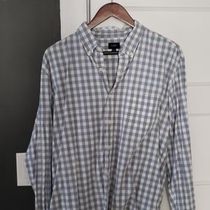 XL tall Light Grey Casual Buttondown